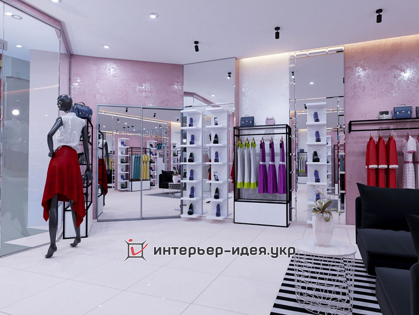 Дизайн магазину одягу