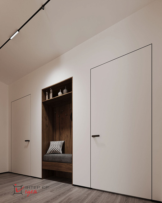 Сучасний інтер'єр квартири для щасливої пари