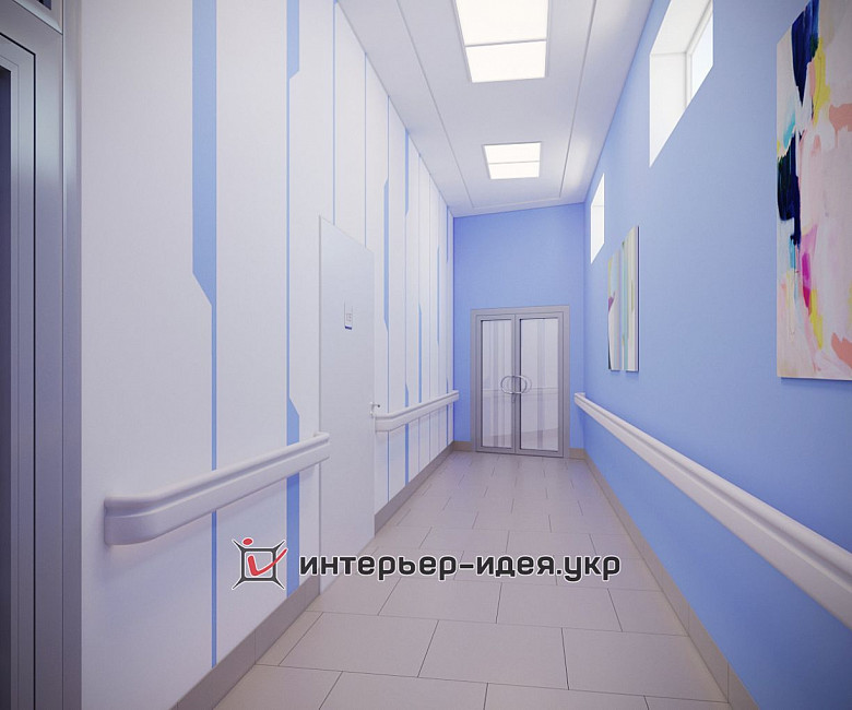 Розробка дизайн ресепшена і коридору в Медичному центрі