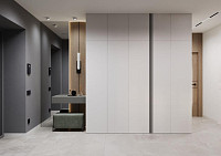 Передпокій 13,5 м2 в стилі учасний мінімалізм. Дизайн ПРИХОЖОЇ, КОРИДОРУ