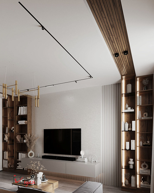 Сучасний інтер'єр квартири для щасливої пари