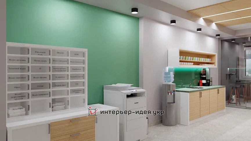 Сучасний функціональний буфет з курилкою для «Графія Україна»