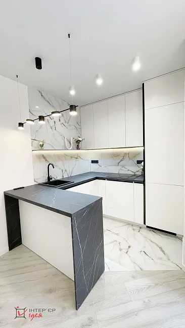 Стильна сучасна квартира площею 41 м²