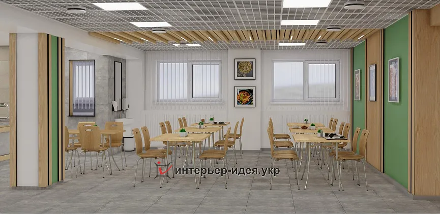 Дизайн столової ТОВ &quot;ММ ПЕКЕДЖІНГ УКРАЇНА&quot;