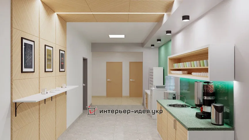 Сучасний функціональний буфет з курилкою для «Графія Україна»