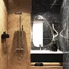 «Total black». Санвузол в ЖК &amp;quot;Обрій 3&amp;quot;, м. Львів