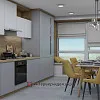 Кухня з жовтими акцентами