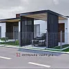 Дизайн фасаду і тераси в сучасному стилі