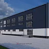 Візуалізація фасаду спортивного комплексу з басейном КП &amp;quot;МСК &amp;quot;Дніпро&amp;quot; в м. Черкаси