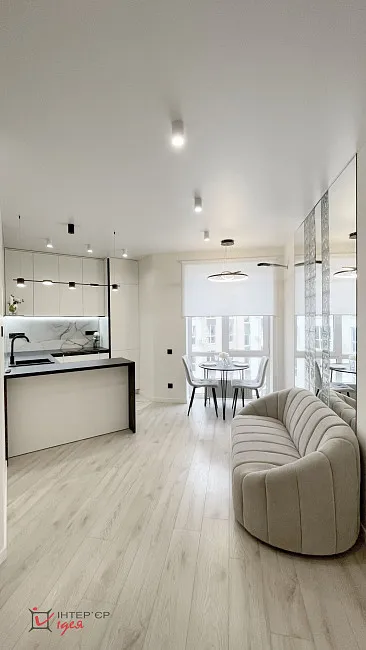 Стильна сучасна квартира площею 41 м²
