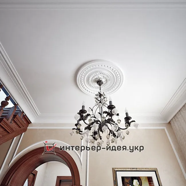 Дизайн холу з класичними меблями в інтер'єрі