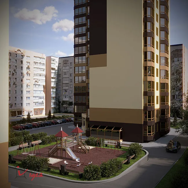 Дизайн екстер'єру ЖК в центрі Черкас