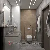 Санвузол в дерев&#039;яних ромбах
