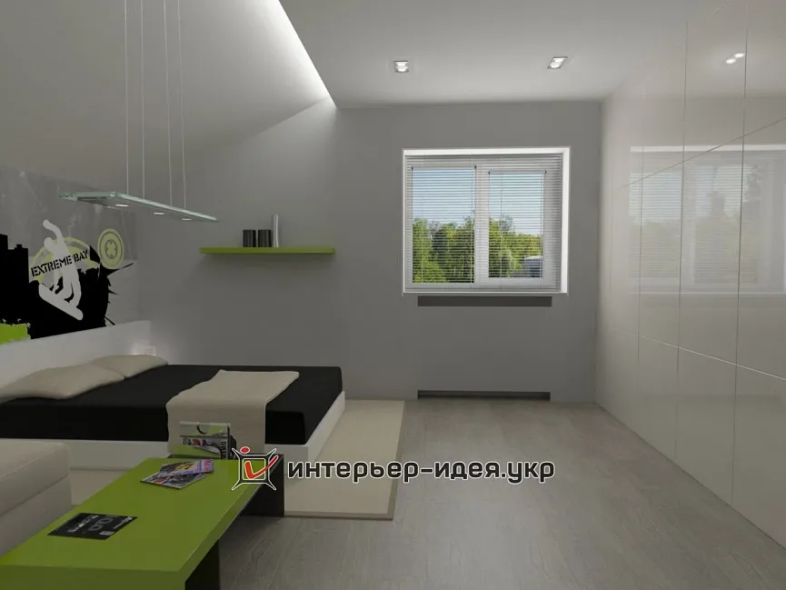 Дизайн кімнати для підлітка з елементами мінімалізму