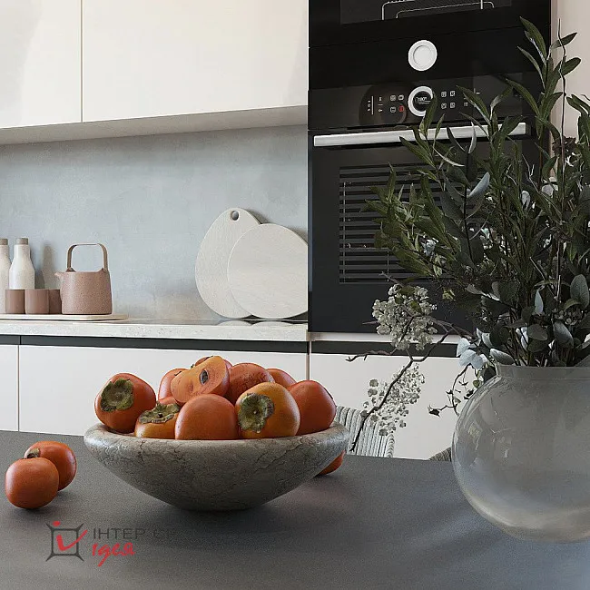 Кухня-студія 20 м² для молодої пари