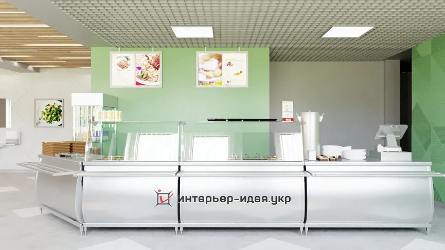 Дизайн їдальні для «Графія Україна» групи «ММ Пекеджінг» в м.Черкаси.