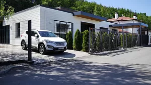 Дизайн фасаду і тераси в сучасному стилі